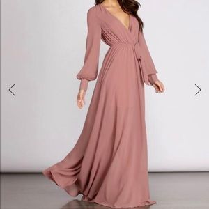 Long Dress, Windsor, Small, Mauve, Brand New.